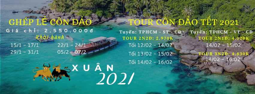 Tour Du lịch Côn Đảo Tết 2021 - Landtour Côn Đảo